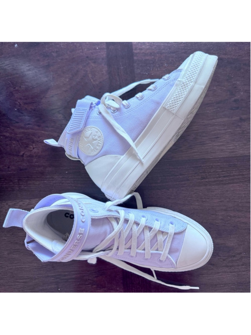CONVERSE CHUCK TAYLOR ALL STAR LIFT PLATFORM HIGH UTILITY STRAP VAPOR VIOLET - Picture 4 of 12